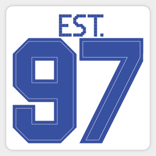 Est. 97 blue Sticker